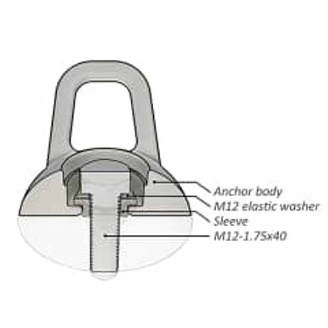 ANCLAJE GIRATORIO, ACERO INOXIDABLE 304 1