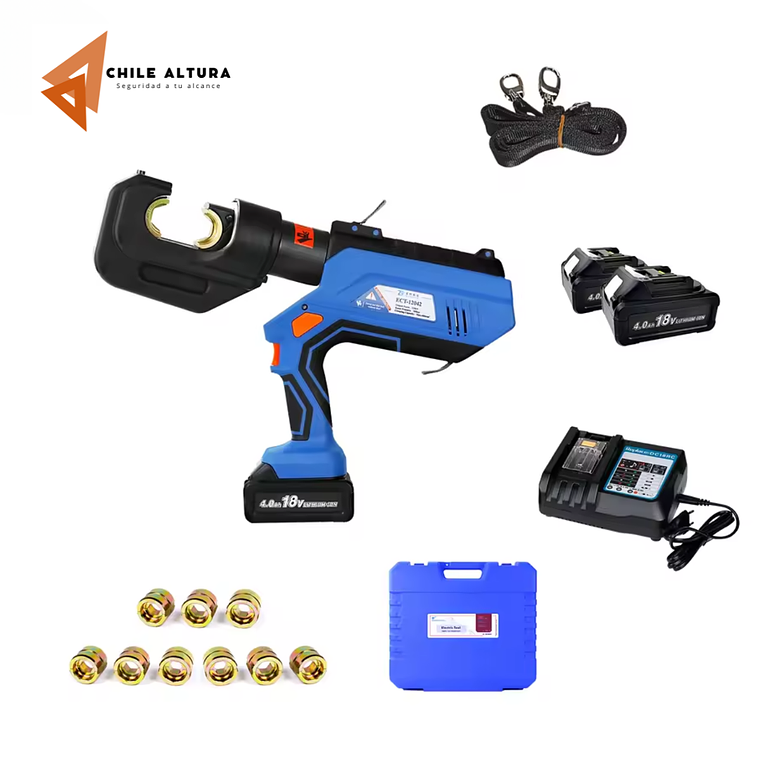 Ponchadora hidráulica a batería 1