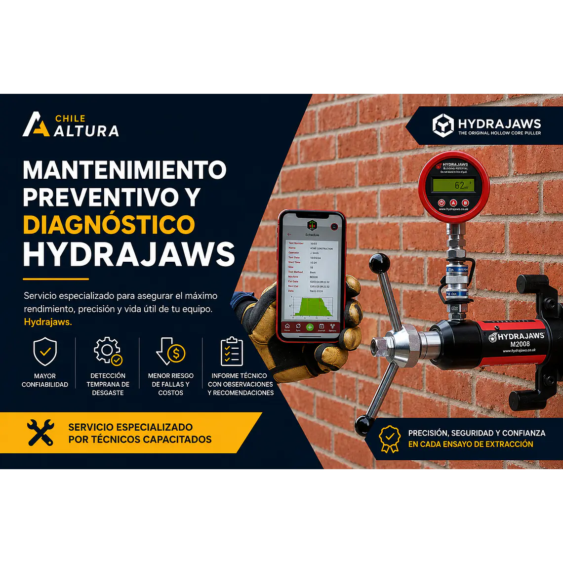 Mantenimiento preventivo y diagnóstico Hydrajaws 1
