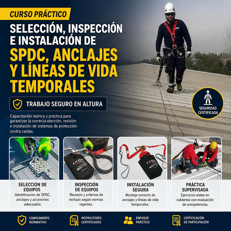 Selección, Inspección e Instalación Segura de SPDC, Anclajes y Líneas de Vida Temporales 1