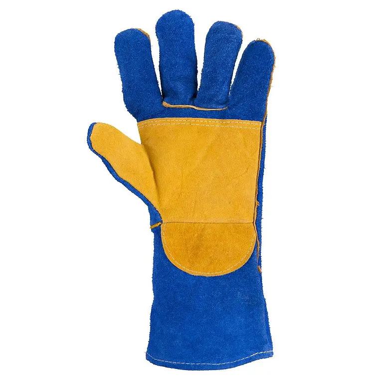 Guante Activex Soldador Azul/Beige Reforzado C/Kevlar 2