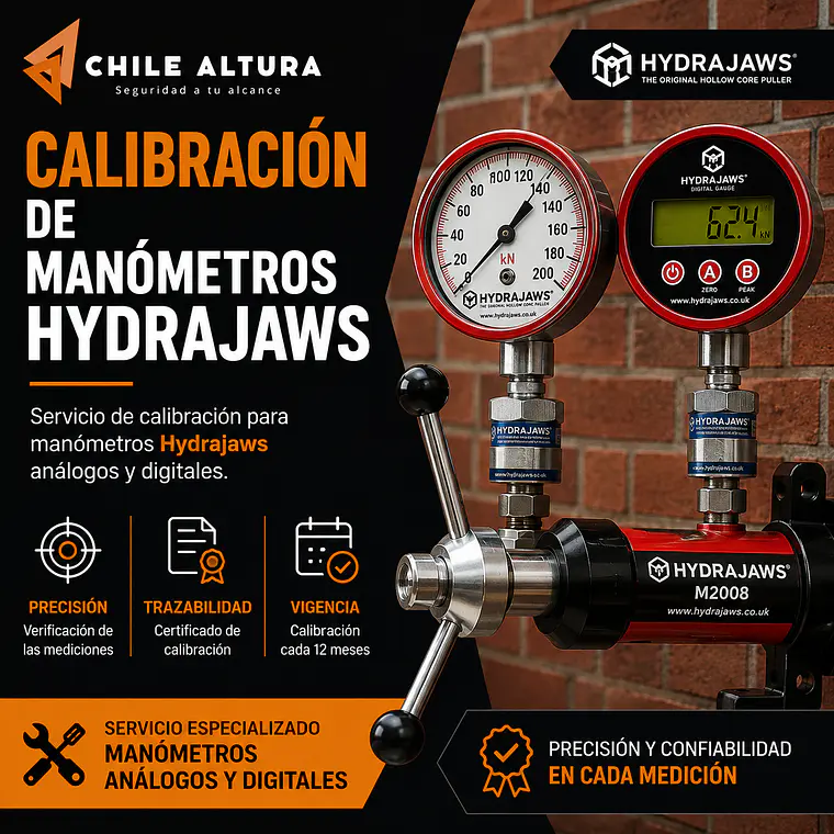 Calibración de Manómetro Hydrajaws 1