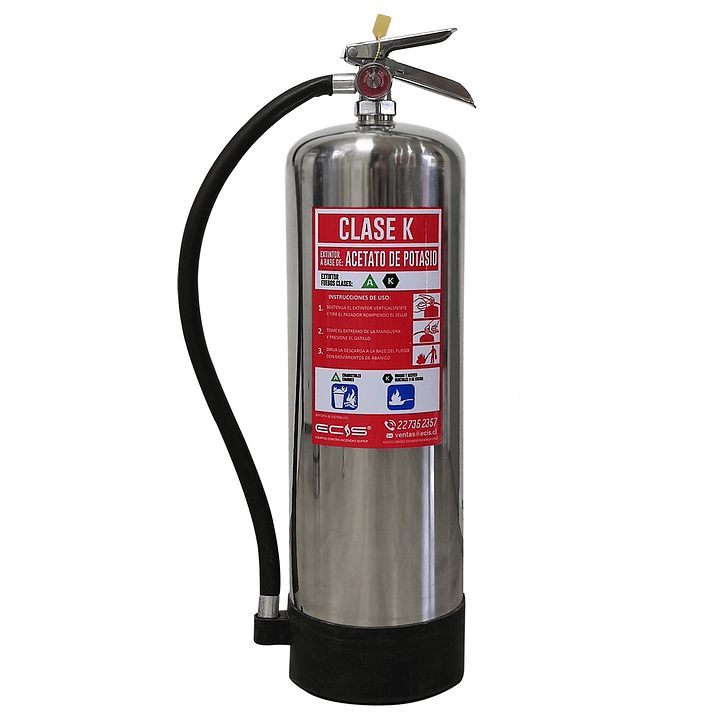Extintor Clase K de 10 Litros (Acetato de Potasio) 1