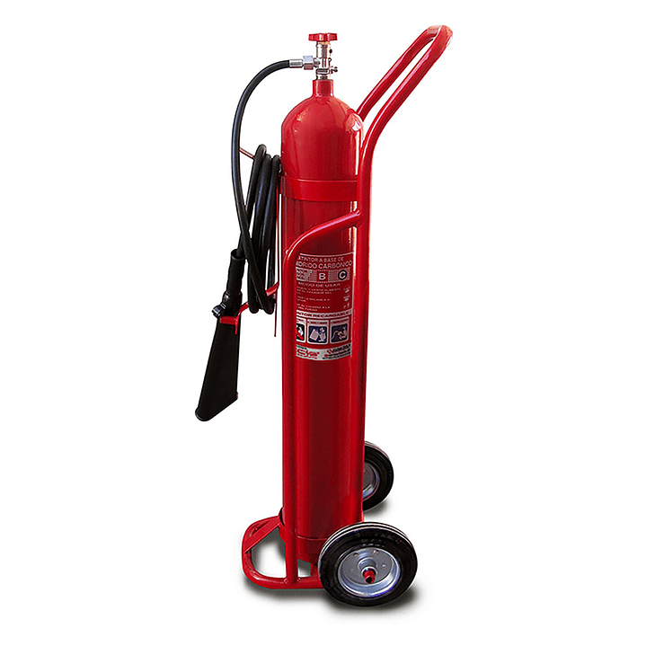 Carro Extintor CO2 de 10 Kilos (Dióxido de Carbono) 1