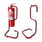 Soporte para Extintor Tipo 