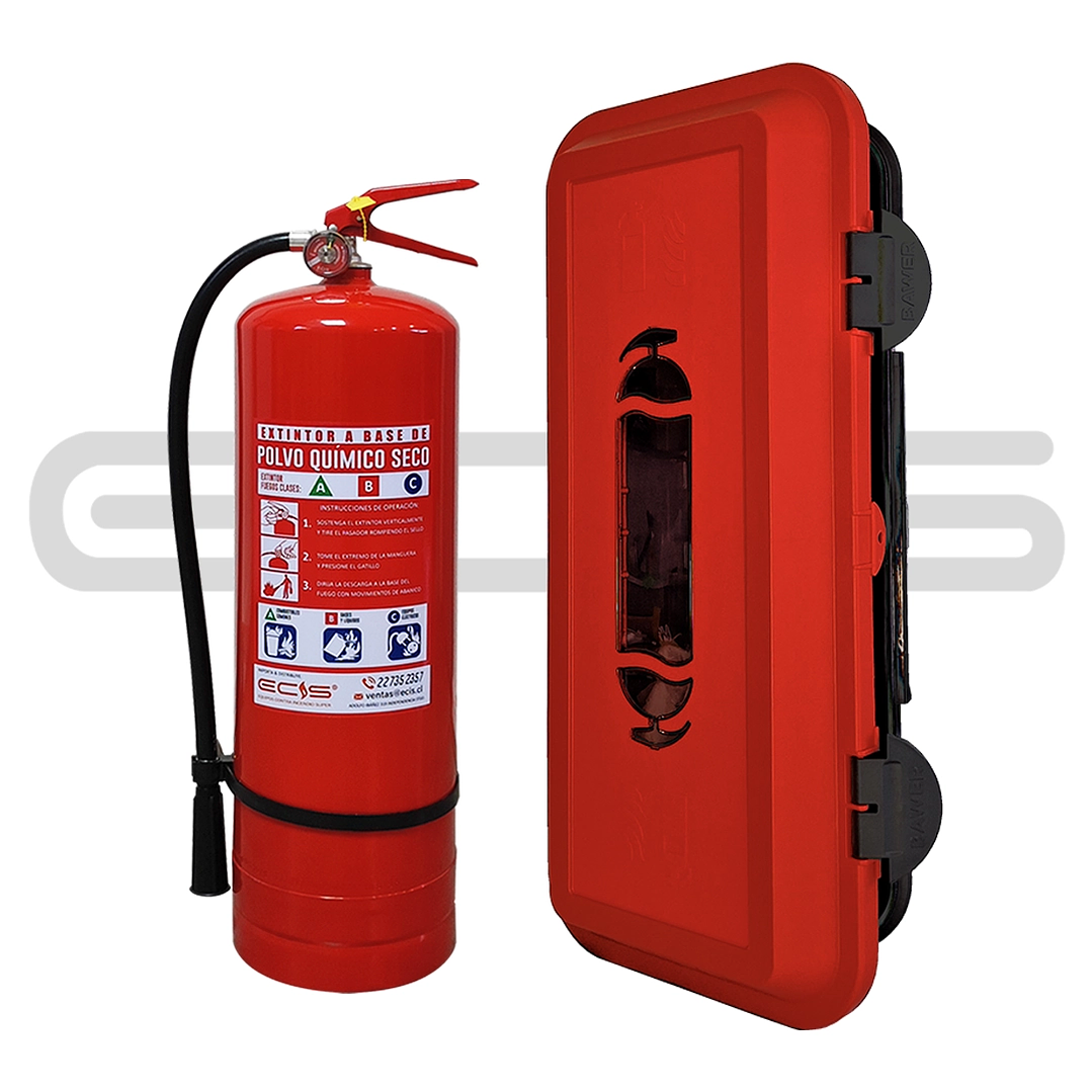 PACK GABINETE BAWER + EXTINTOR PQS 6 O 10 KILOS. CERTIFICADO. 2