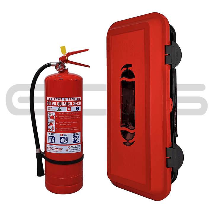 PACK GABINETE BAWER + EXTINTOR PQS 6 O 10 KILOS. CERTIFICADO. 1