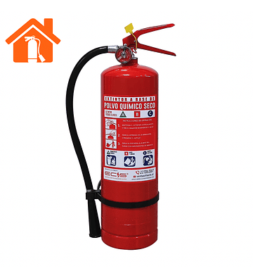 Extintor para el Hogar PQS 4 Kilos ABC Multipropósito 