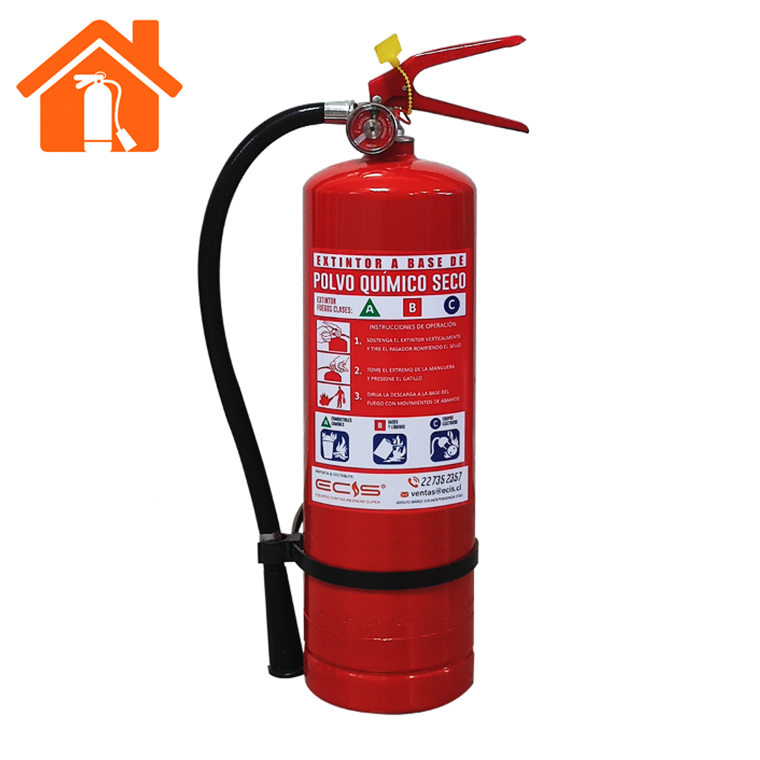 Extintor para el Hogar PQS 4 Kilos ABC Multipropósito  1