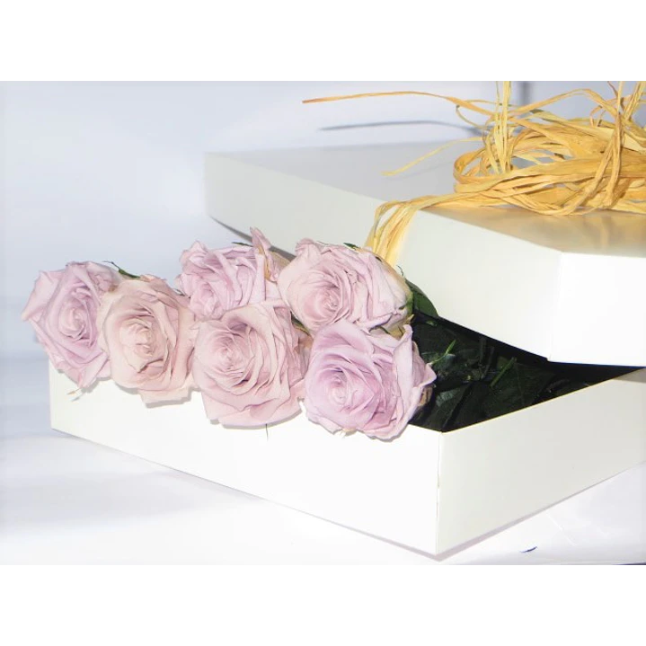 Caja de 6 rosas preservadas 1