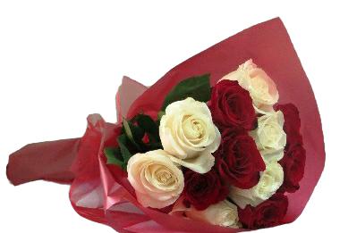 Ramo Bicolor 12 rosas