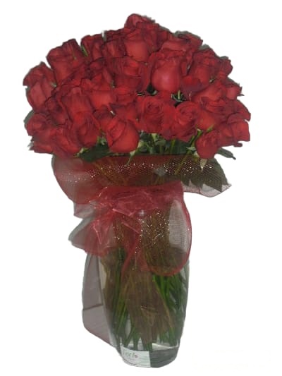 Florero 50 rosas