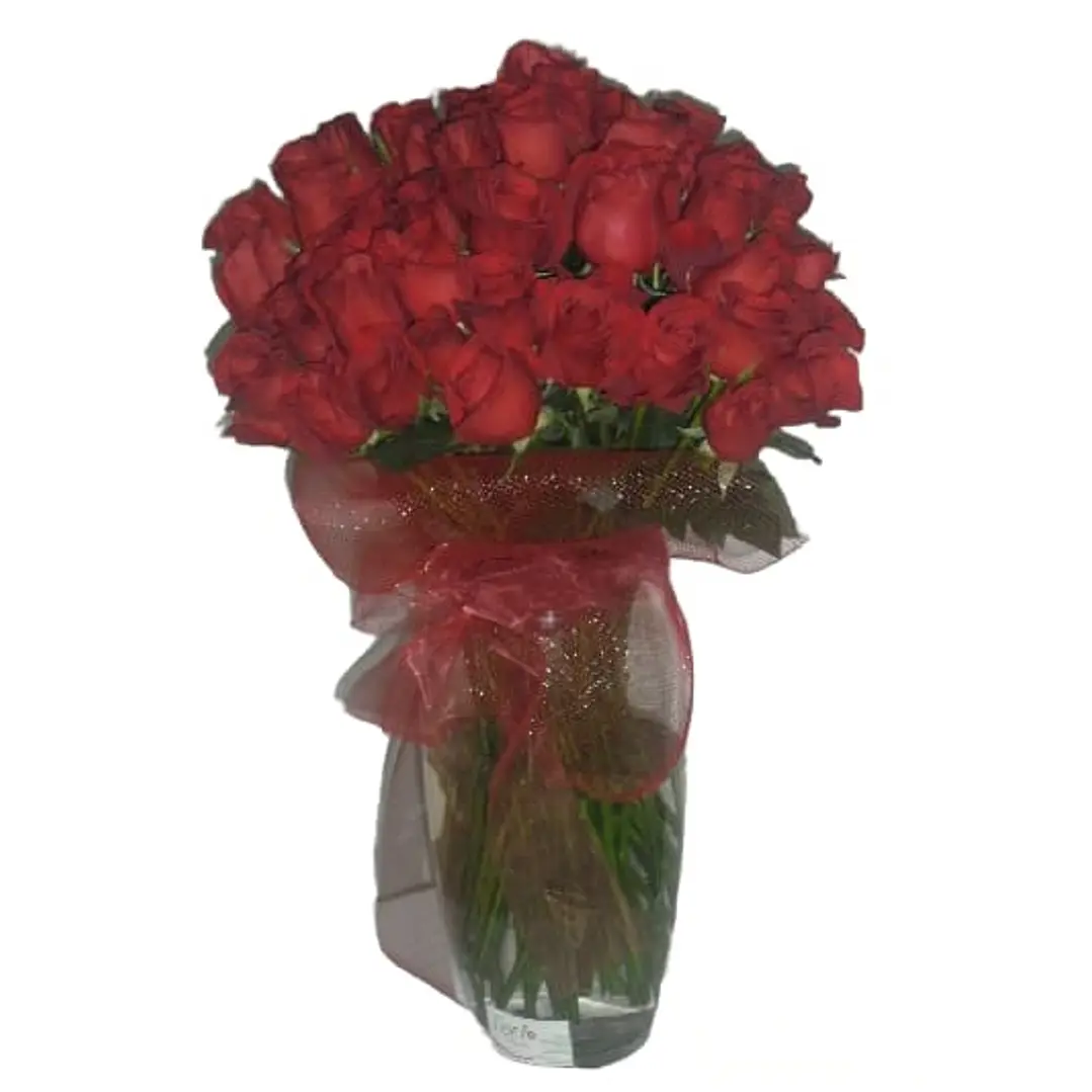 Florero 50 rosas 1