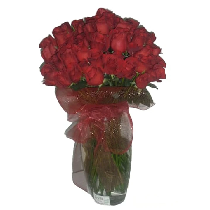 Florero 50 rosas 1