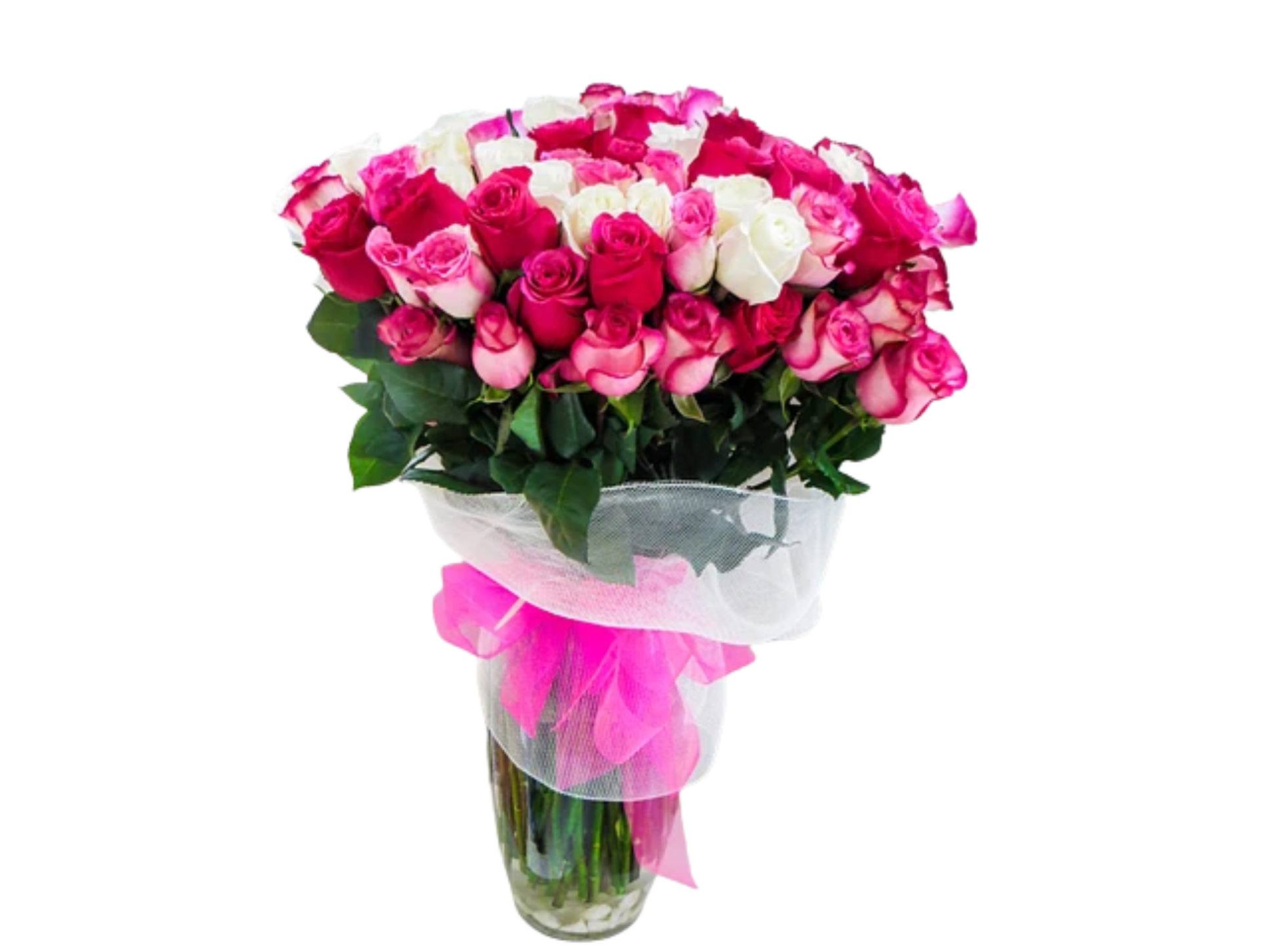 Florero de 100 rosas  | Regala belleza y magnitud