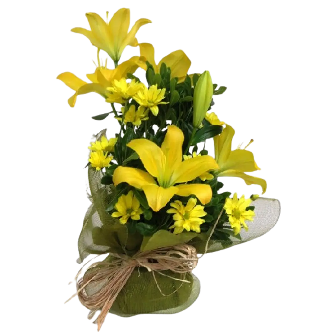 Liliums en base malla | Regala Alegría Natural  1