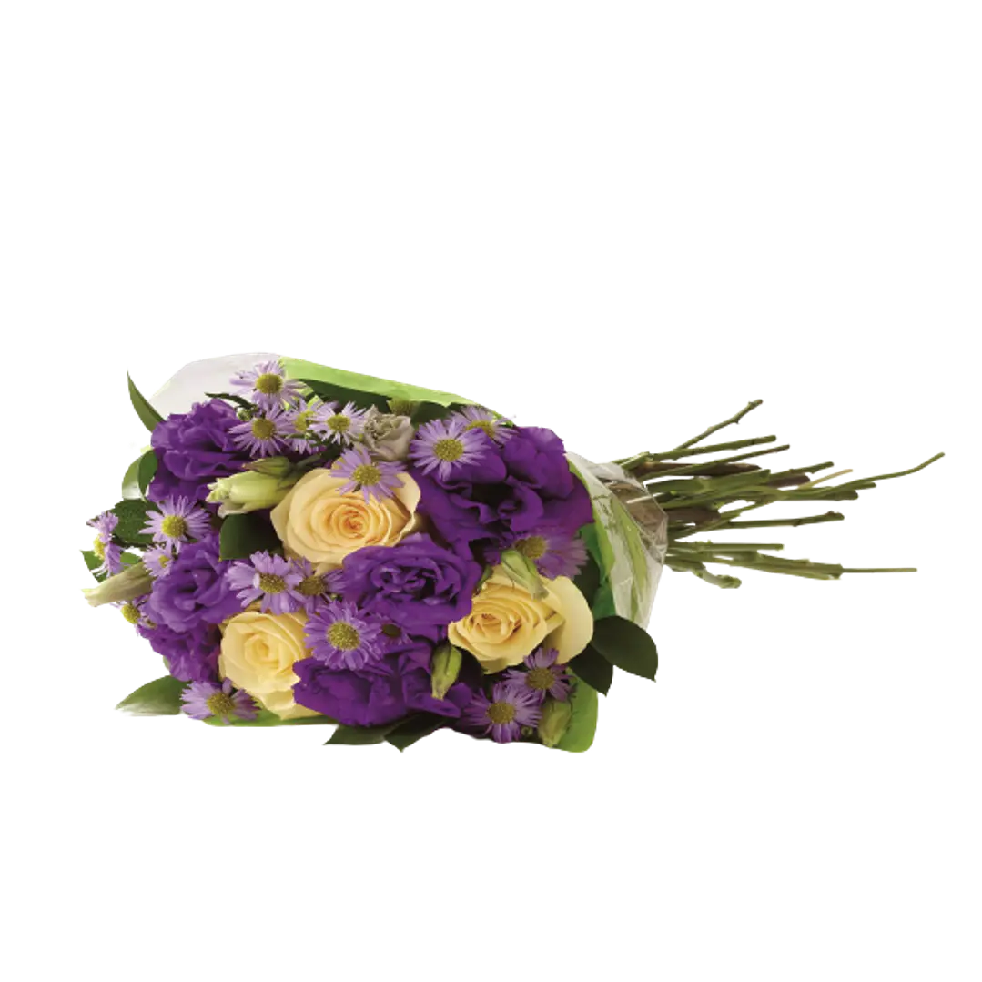 Ramo de rosas y lisianthus | Simboliza la Lucha 1