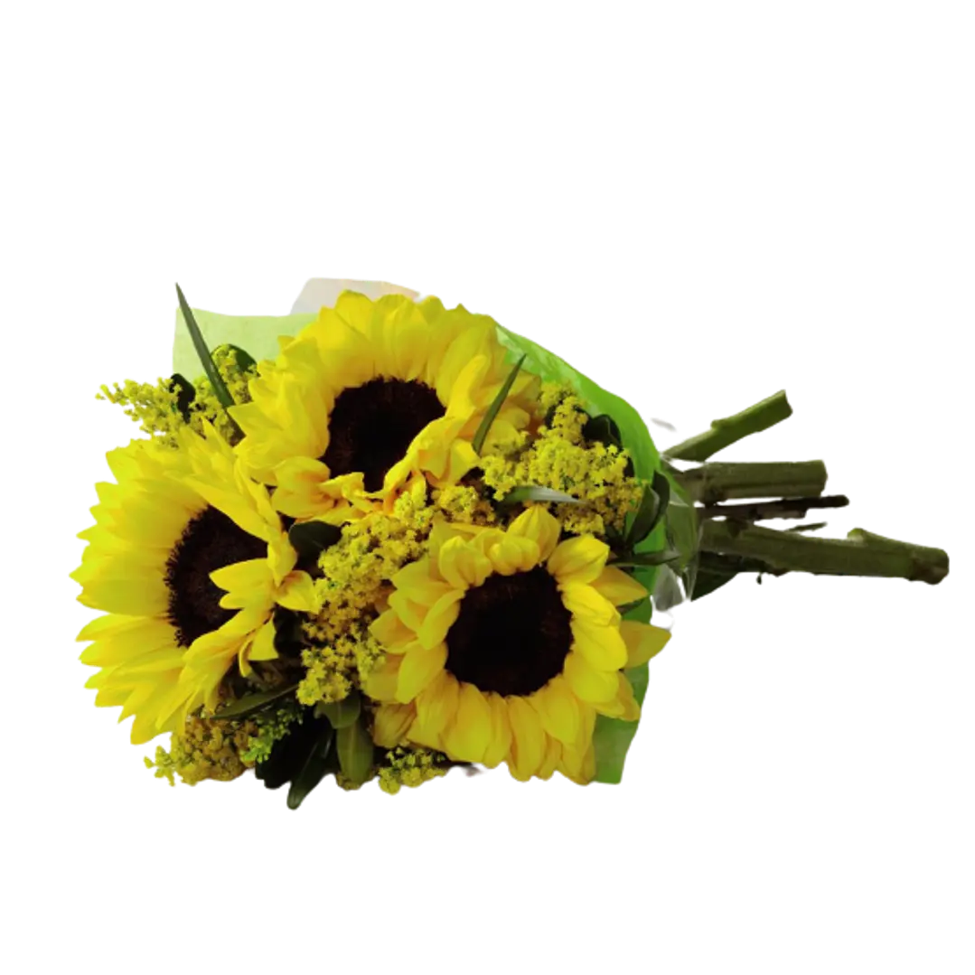 Ramo de 5 girasoles y solidago | Regala Alegría  1