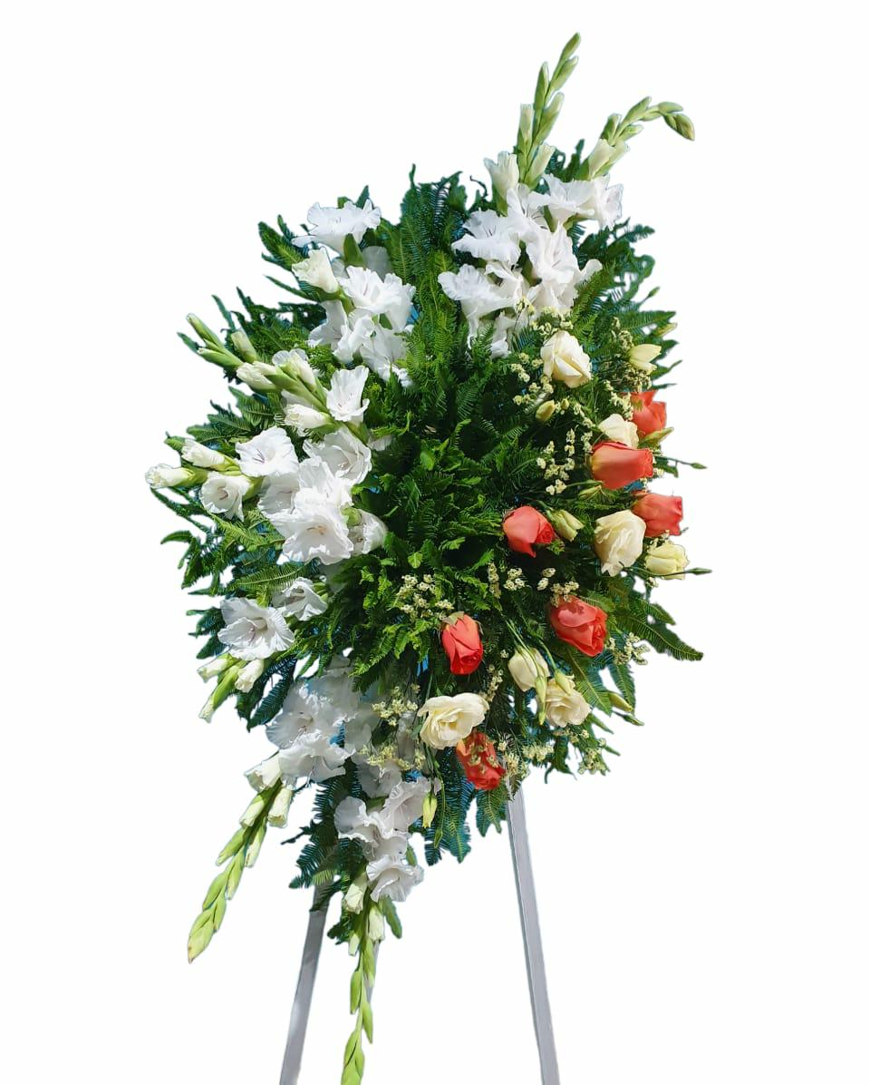 Corona de Flores Ovalada