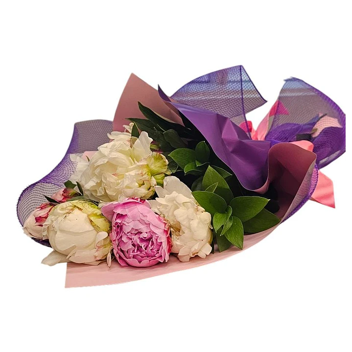 Ramo de 10 Peonias 1