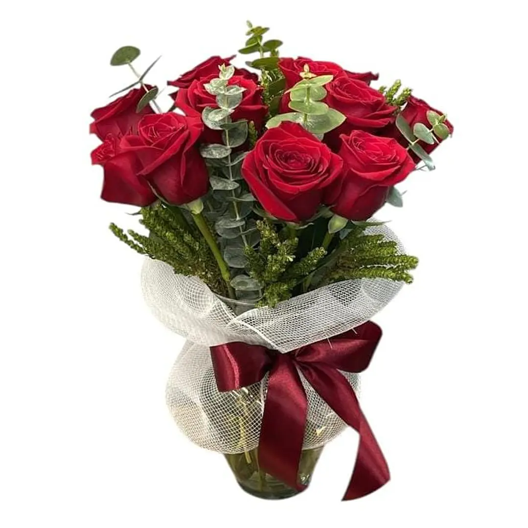 Forero 12 rosas mas follaje 1
