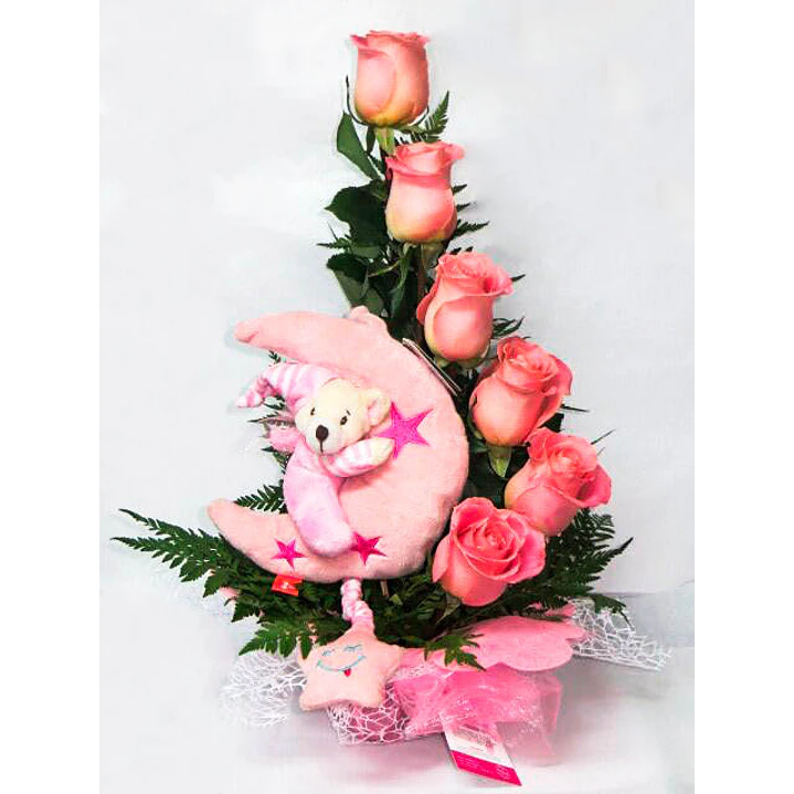 6 Rosas y Peluche 1