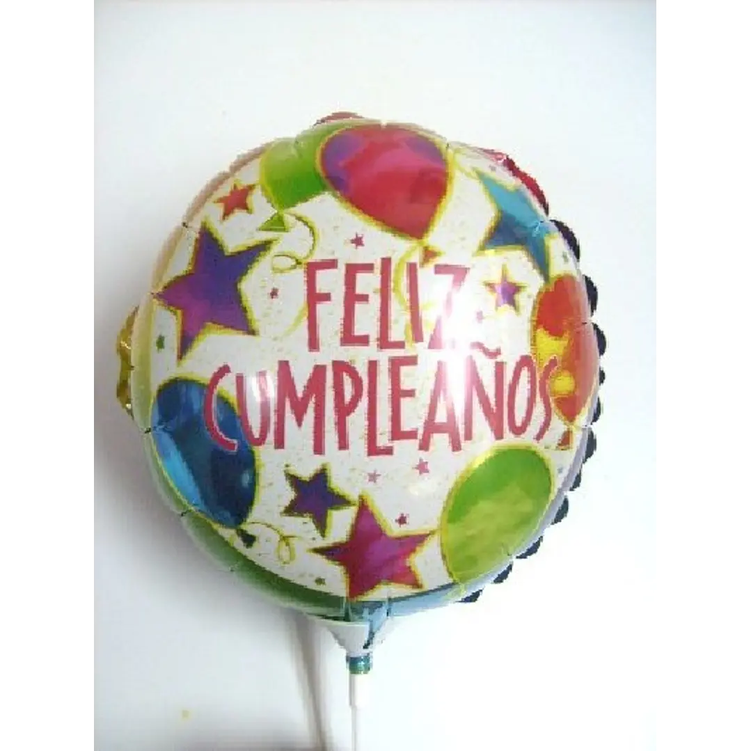 Globo metálico feliz cumpleaños 1