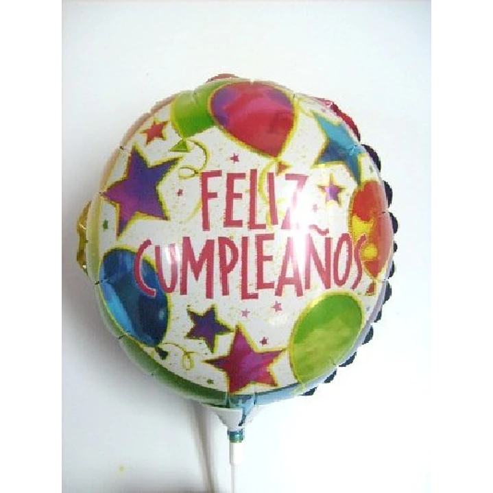 Globo metálico feliz cumpleaños 1