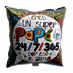 Globo metálico papá