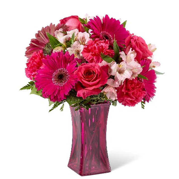 Mix de flores en tono fucsia 1