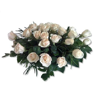 Cojín ovalado 18 rosas | Expresa tus condolencias y acompaña en este momento difícil