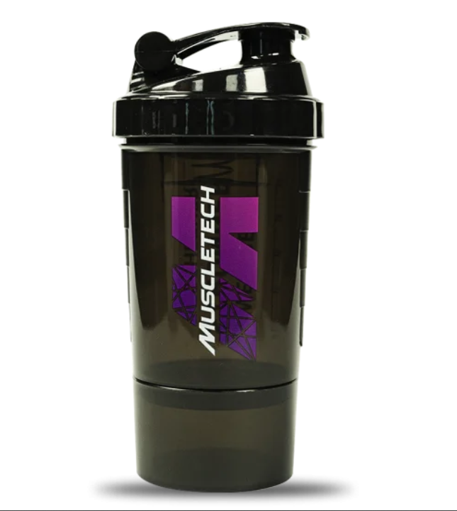 Shaker Muscletech 700ml doble cámara