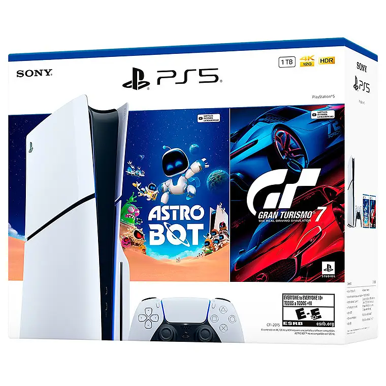 PLAYSTATION 5 CON ASTROBOT Y GRAN TURISMO 7 2