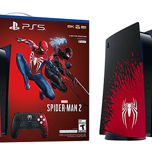 SONY CONSOLA PS5 PLAYSTATION 5 DISCO EDICION LIMITADA + JUEGO SPIDERMAN 2 N
