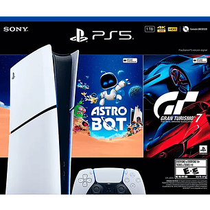 CONSOLA PLAYSTATION 5 EDICIÓN DIGITAL CON ASTRO BOT Y GRAN TURISMO 7