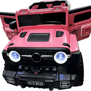 Jeep Rosa Electrico Batería 4x4 12V