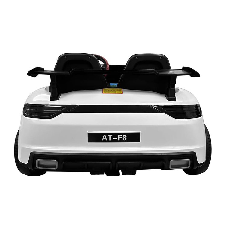 Auto Deportivo Eléctrico Rojo/Blanco 3