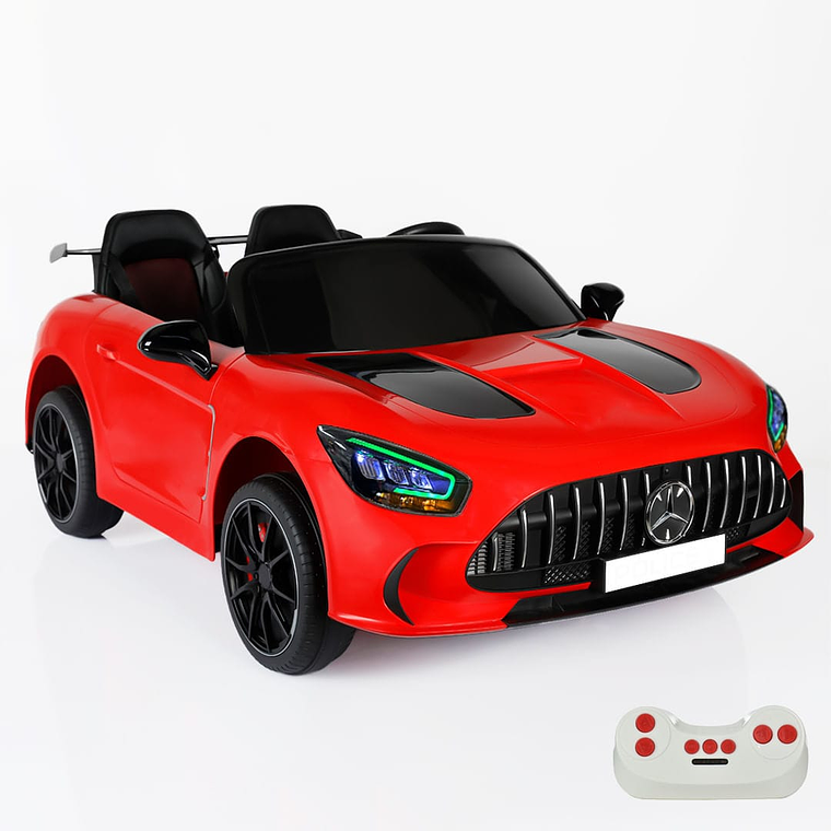 Auto Deportivo Eléctrico Rojo/Blanco 1