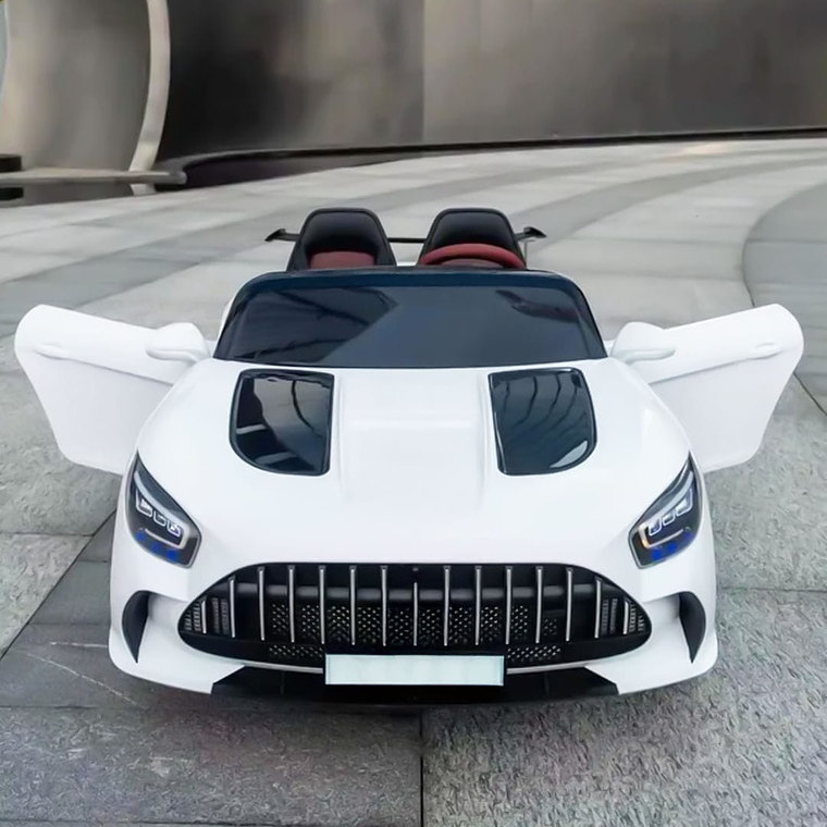 Auto Deportivo Eléctrico Rojo/Blanco 4