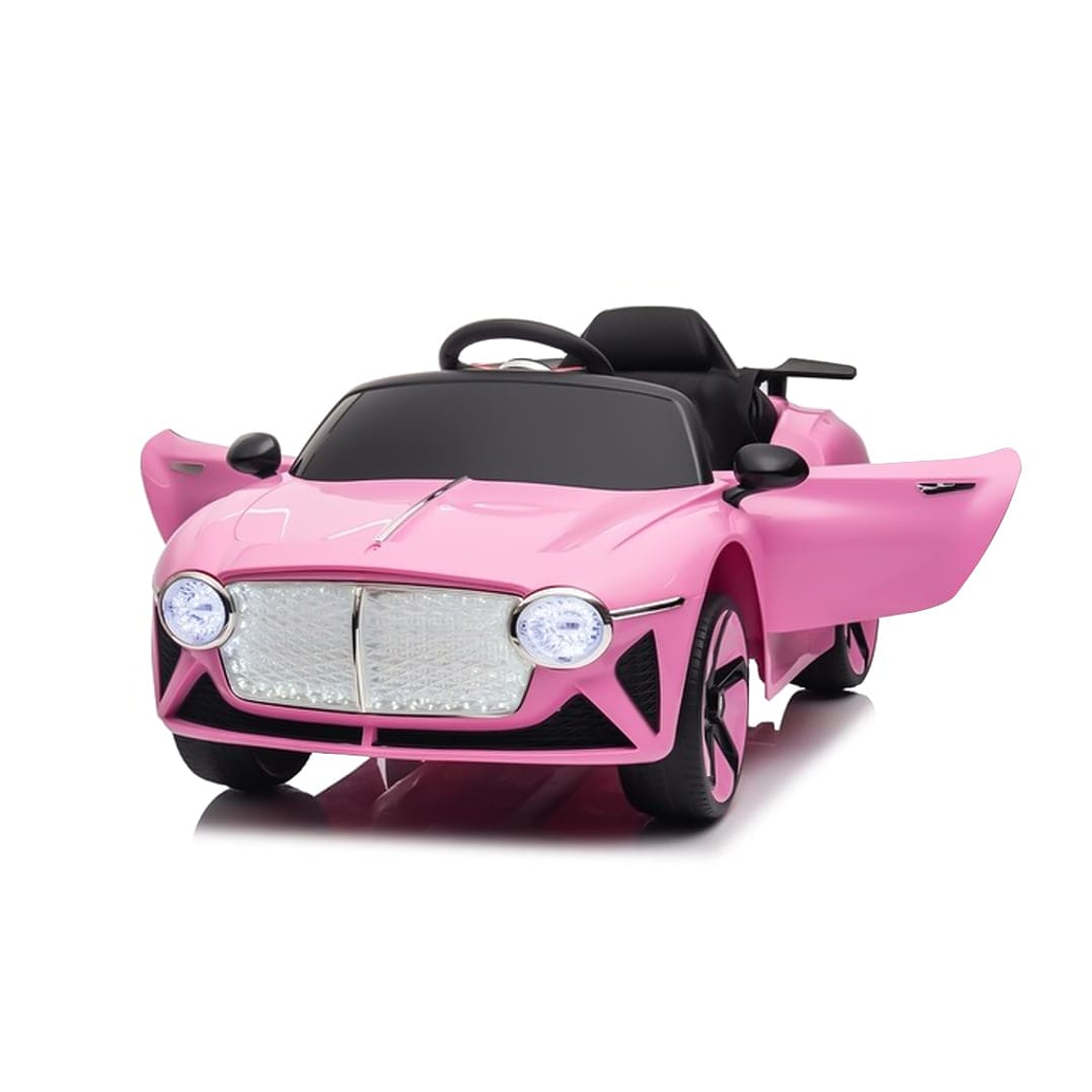 Auto Deportivo Eléctrico a Control Remoto Rosa 3