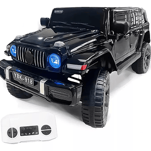 Jeep Negro Electrico Batería 4x4 12V