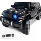 Jeep Negro Electrico Batería 4x4 12V - Miniatura 1