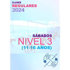 NIVEL 3 SÁBADOS /11-16 AÑOS/INICIAL