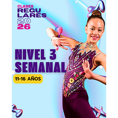 NIVEL 3 SEMANAL /11-16 AÑOS/INICIAL
