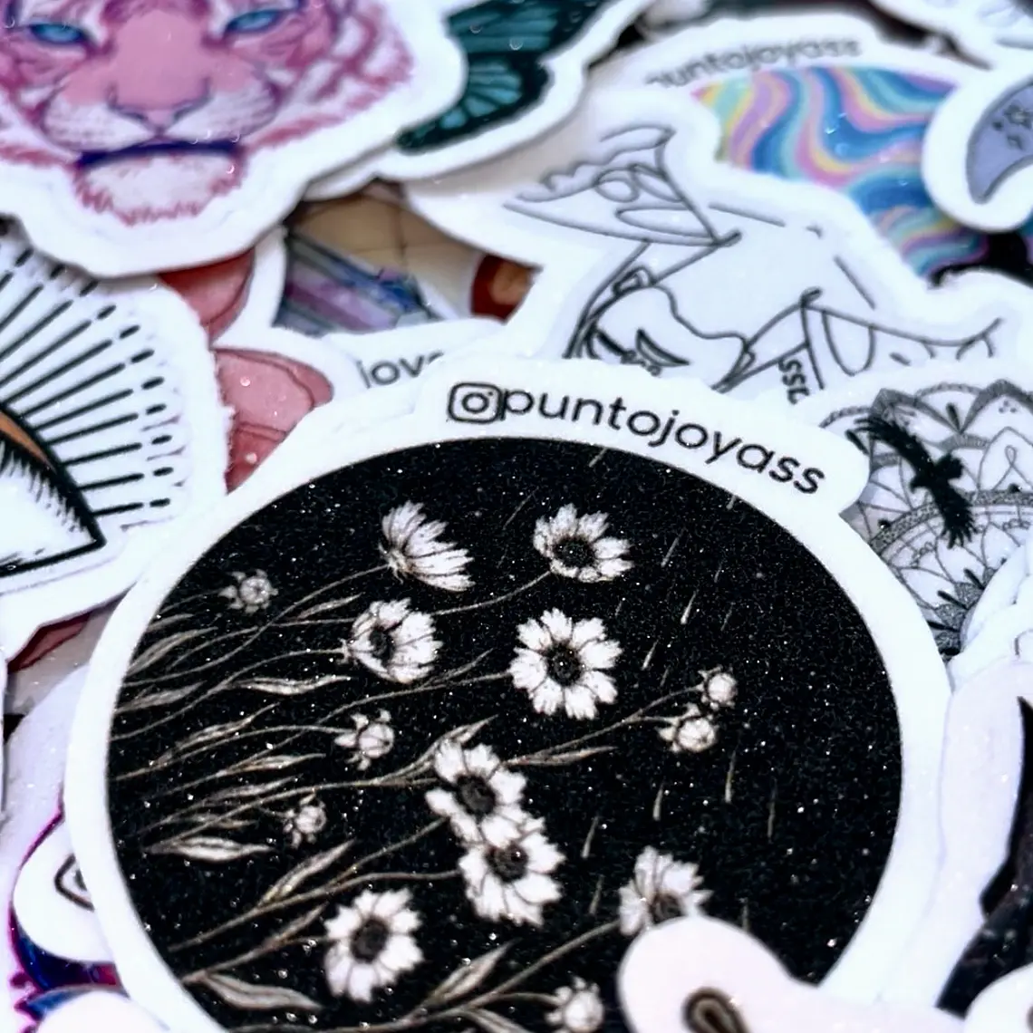 Stickers Laminados (mate, tornasol, puntos brillantes) 3