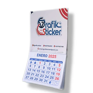 Mini calendarios imantados