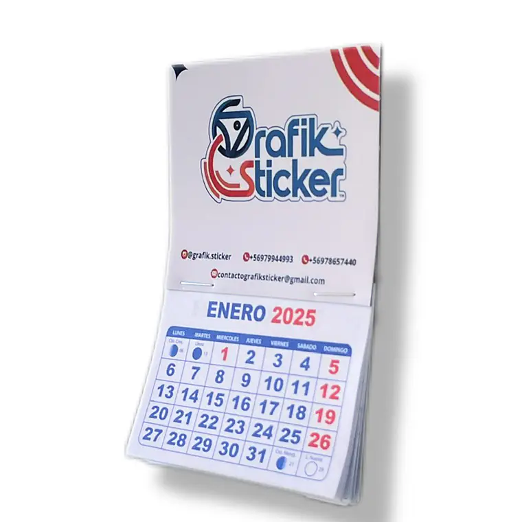 Mini calendarios imantados 1