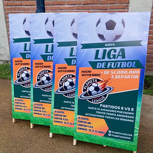 Tela PVC en bastidor