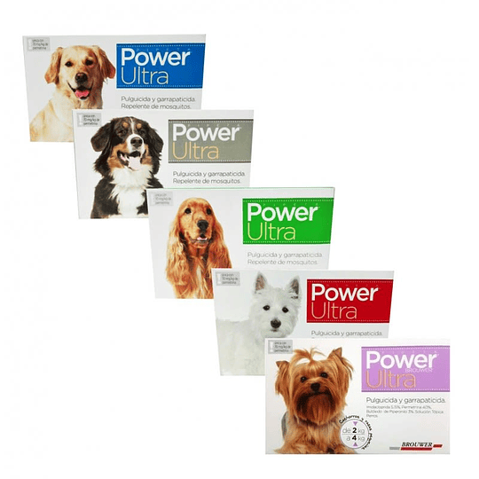 POWER antiparasitario perros Pipeta