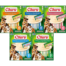 INABA CHURU PERRO 8 TUBOS 160 GR